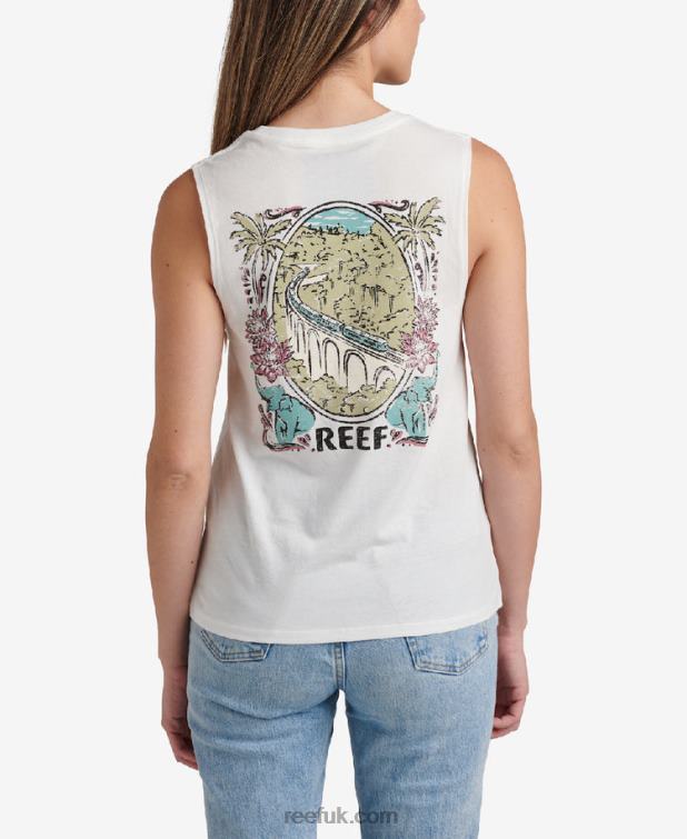 Marshmallow 2286N283 Adventure Muscle Tank Reef Women