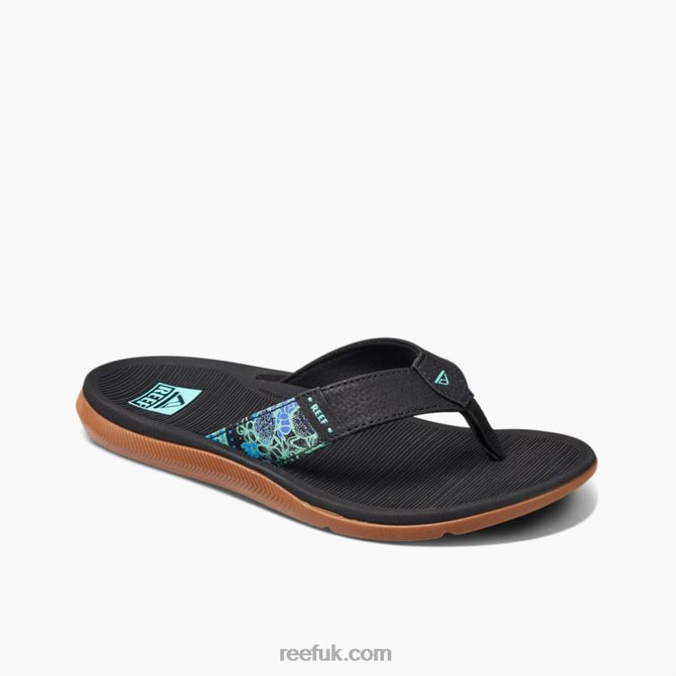 Black Multi 2286N159 Santa Ana Reef Women