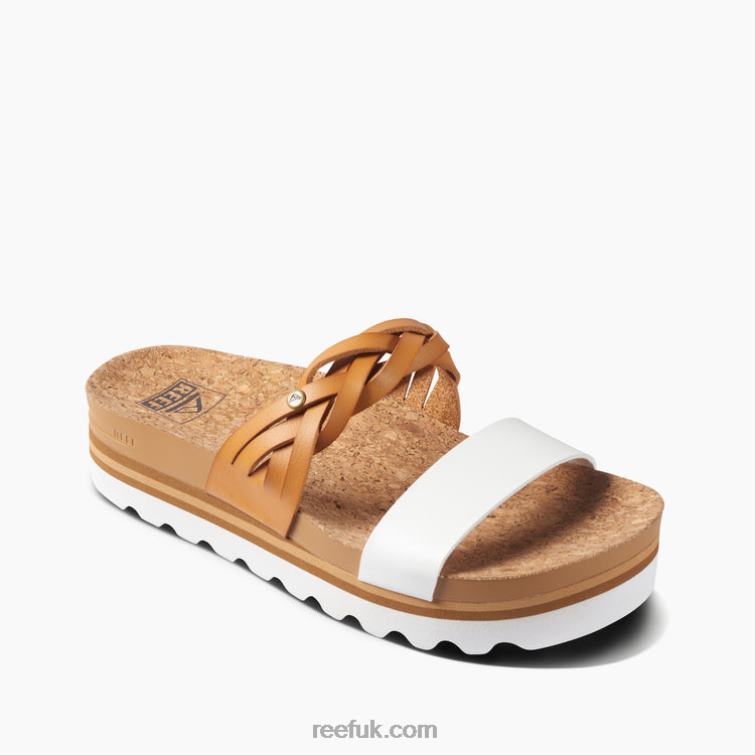 Natural/White 2286N113 Cushion Vista Hi Twist Reef Women